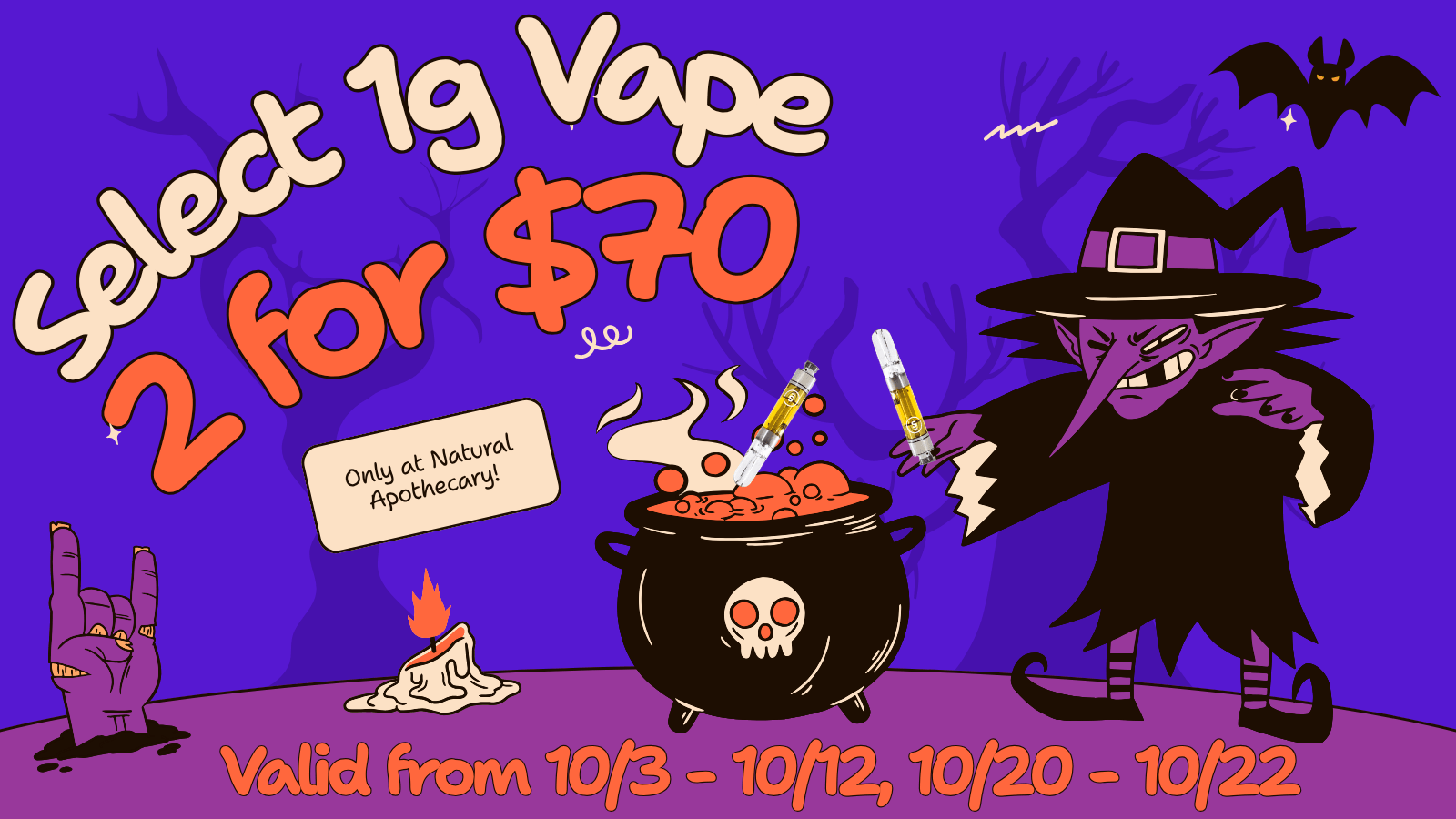 select 1g vape 2 for $70