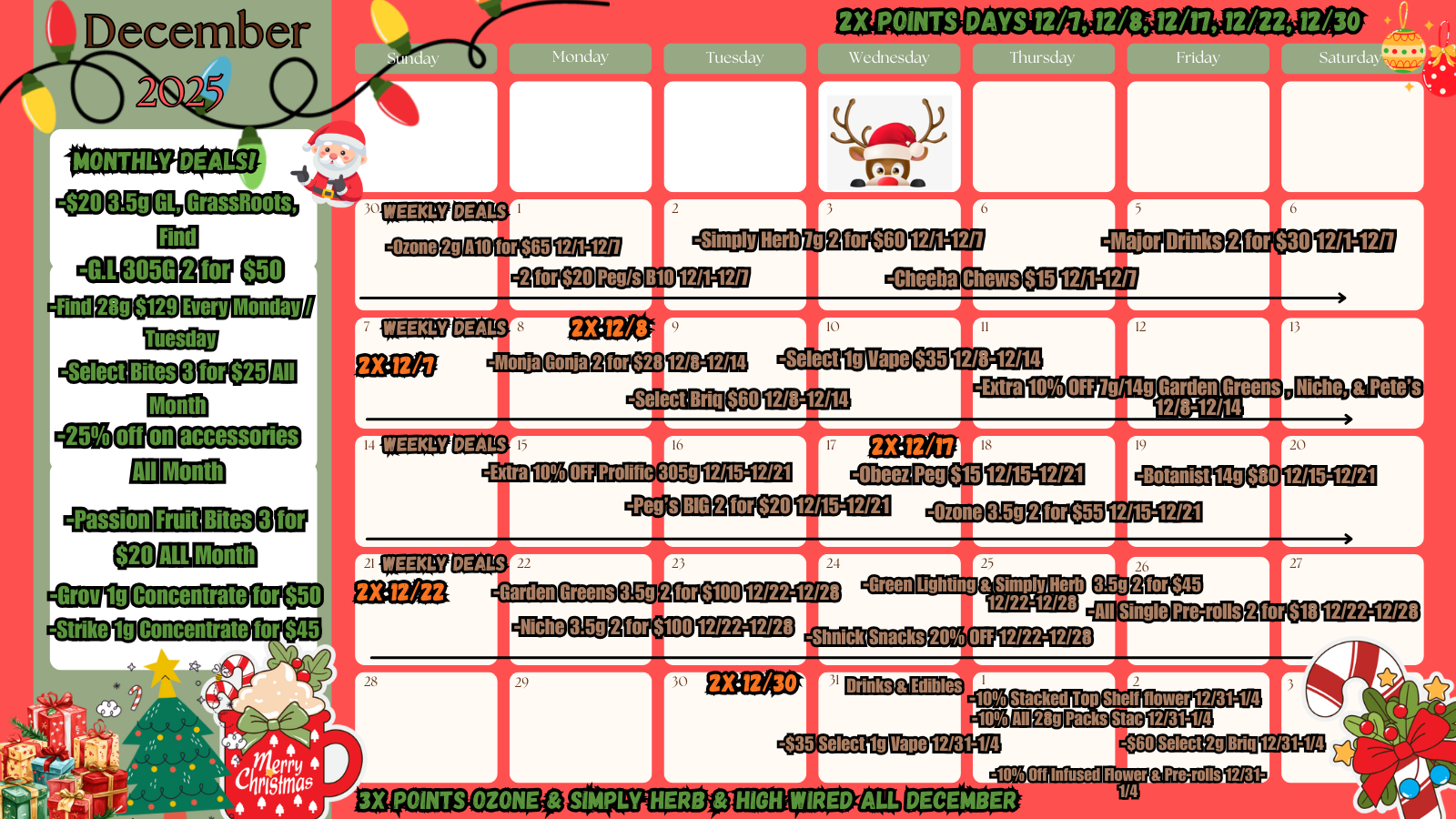 December 2025 Deals and Events